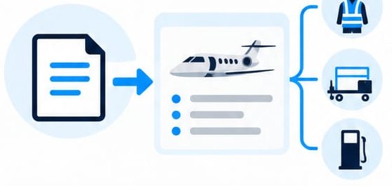 Une demande devient un vol avec ses services